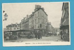 CPA - Métier Marchands Ambulants Place Du Marché MANTES 78 - Mantes La Jolie