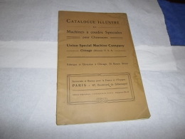 @ Catalogue Illustré Ancien Machines à Coudre Pour Chaussures UNION SPECIAL MACHINE COMPANY / Sewing Machine - Supplies And Equipment