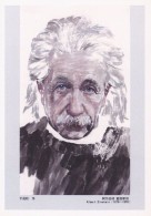 Switzerland - Portrait Of Albert Einstein, China's Postcard - Nobel Prize Laureates