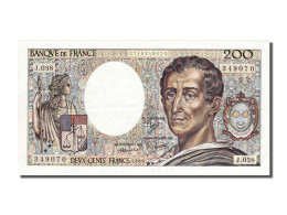 Billet, France, 200 Francs, 200 F 1981-1994 ''Montesquieu'', 1986, SUP+ - 200 F 1981-1994 ''Montesquieu''