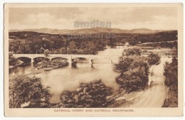 CATSKILL CREEK BRIDGE AND CATSKILL MOUNTAINS VIEW, NEW YORK, NY, 1910s Vintage Postcard [6086] - Catskills