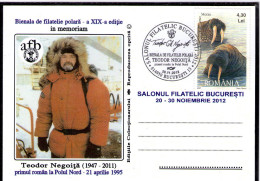 Teodor Negoita Romanian Explorer In Arctica . Bucuresti 2012 - Polarforscher & Promis