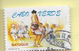 TIMBRES - STAMPS - CAP VERT / CAPE VERDE - 1999 - TRADITIONAL DANCES - TIMBRE OBLITÉRÉ - CLÔTURE DE SÉRIE - Cape Verde