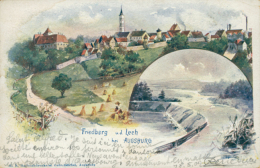 DE FRIEDBERG / Friedberg Und Lech Bei Augsburgh / CARTE COULEUR - Friedberg