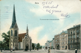 DE GERA / Trinitatiskirche Und Schleizerstrasse / CARTE COULEUR - Gera