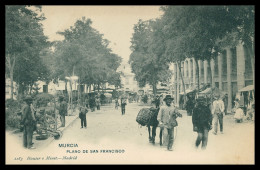 SPAIN - MURCIA -  Plano De S. Francisco ( Ed. Hauser Y Menet Nº 1183) Carte Postale - Fiere