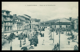 SPAIN- GALIZA - PONTEVEDRA - PUENTEAREAS -  Plaza De La Constitución(Ed.Pap. P.Esteves) Carte Postale - Fairs