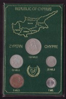 DECIMALE REPUBBLICA DI CIPRO - REPUBLIC OF CYPRUS - ANNO 1974 - ZYPERN - CHYPRE - 100 MILS - 50 MILS - 25 MILS - - Cipro