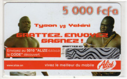 SENEGAL RECHARGE SONATEL ALIZE 5 000 FCFA BOXE TYSON Vs YEKINI - Senegal