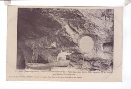 64 SARE Grottes Merveilleuses Visite Imperiale Eugenie Et Napoleon 3 Publicite De La Grotte - Sare
