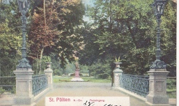 N.O.144   --    ST POLTEN  --  PARKEINGANG --  1909 - St. Pölten