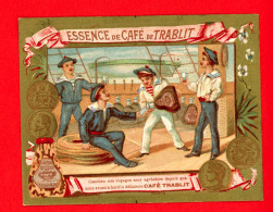 Essence De Café De Trablit, Belle Chromo Lith. Appel AP2-B12-1, Marins - Thee & Koffie