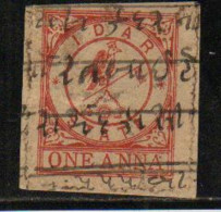 IDAR State  1A  Bird  Revenue  Type 17  # 92075  Inde Indien  India Fiscaux Fiscal Revenue - Idar