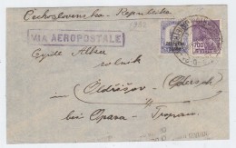 Brazil/Czechoslovakia AIRMAIL COVER WITH ZEPELIN FRANKING 1932 - Aéreo