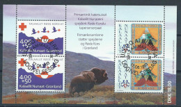 Groënland 1993 Bloc 4  Oblitéré Croix Rouge - Blocks & Sheetlets