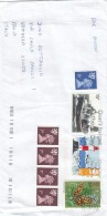 Gran Bretagna 2016 - Busta X L'Italia Affrancata Con 8 Stamps - Brieven En Documenten