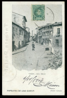 VERIN - Calle Mayor( Ed. Pap. Lino Garcia) Carte Postale - Orense