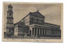 ROMA BASILICA DI S.PAOLO FUORI LE MURA 1937 VIAGGIATA  FP - Altare Della Patria