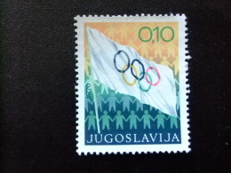YUGOSLAVIA YOUGOSLAVIE 1970 BANDERA OLIMPICA DRAPEAU OLYMPIQUE Yvert 1280 (*) Sin Goma - Unused Stamps