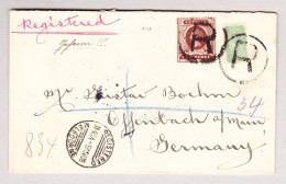 OZ Australien Victoria 9.5.1906 Melbourne  R-Brief Nach Offenbach Deutschland - Storia Postale