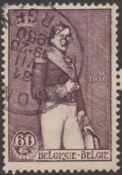 Belgique 1930 COB 302. Léopold Ier, Cartouche De La Faciale Partiellement Blanc - Andere & Zonder Classificatie