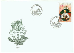 Slovakia 2009, FDC Cover Zsofia Bosnyak Benefactress Mi.# 616, Ref.bbzg - FDC