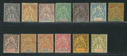 BENIN N° 20 à 32 * (N° 21 Obl.) - Unused Stamps