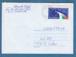 213196 / 2000 - 0.18 Lv. , Beginning The Negotiations For Joining Bulgaria To EU , STARA ZAGORA - SOFIA , Bulgarie - Briefe U. Dokumente