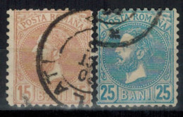 RUMÄNIEN 1880 - MiNr: 55-56   Used - 1858-1880 Moldavia & Principality