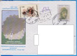 SMARANDA BRAESCU WORLD RECORD PARACHUTE JUMP SACRAMENTO ROMANIA STATIONERY COVER - Parachutespringen