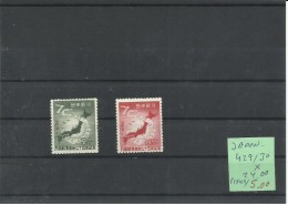 JAPON  YVERT 429/30   MH  * - Unused Stamps