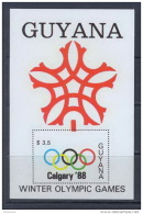 GUYANA Jeux Olympiques CALGARY 88 Yvert BF 18** MNH - Hiver 1988: Calgary