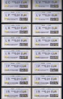 ATM, NABANCO, IER, N°33,Petits Coins Ronds, NOUVELLE VERSION DU1er MAI 2016, 0.01, 16mentions "COMPLEMENT, AVEC L ERREUR - 2000 Type « Avions En Papier »