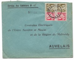 Naamstempel / Griffe  STREE + Cad Charleroi 1936 - 1932 Ceres Und Mercure