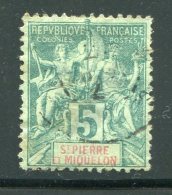 ST PIERRE ET MIQUELON- Y&T N°62- Oblitéré - Used Stamps