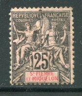 ST PIERRE ET MIQUELON- Y&T N°66- Neuf Avec Charnière * (petit Clair Au Dos) Cote De 17 Euros!! - Unused Stamps