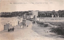 ¤¤  -  145   -  PERROS-GUIREC    -  La Plage , Le Grand Hôtel , Les Tennis  -  ¤¤ - Perros-Guirec