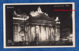 CPA Photo - BRUXELLES - La Bourse La Nuit - 1930 - Photographie Albert - Brüssel Bei Nacht