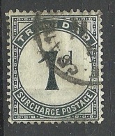 TRINIDAD Postage Due Portomarke 1 D. O - Trinité & Tobago (...-1961)