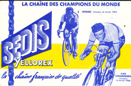 BU 1418 /   BUVARD -   SEDIS  YELLOREX   LA CHAINE DES CHAMPIONS DU MONDE - Transportmiddelen