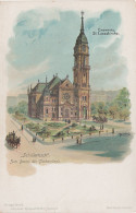 Delcampe - Litho AK Chemnitz St. Lucaskirche Lukaskirche Josephinenplatz Schillertisch Zum Besten Des Glockenfond - Chemnitz