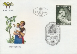 Austria 1968 FDC Mother's Day - Día De La Madre