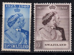 SWAZILAND 1948 Royal Silver Wedding Omnibus - Mint Lightly Hinged - MLH * -  6B995 - Swasiland (...-1967)