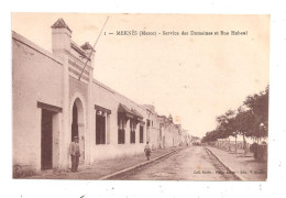 Meknès-Service Des Domaines Et Rue Habeul --(B.2859) - Meknès