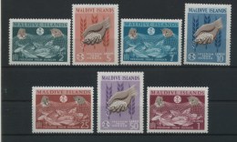 1963 Maldive, Lotta Alla Fame Faim , Serie Completa Nuova (**) - Maldives (...-1965)