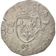 Monnaie, France, Douzain Aux Croissants, 1552, Troyes, TB+, Billon, Duplessy:997 - 1547-1559 Enrique II