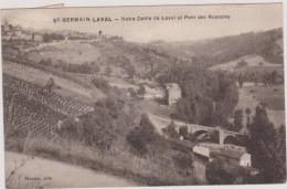 (R3) LOIRE , SAINT GERMAIN LAVAL , Notre Dame De Laval Et Pont Des Romains - Saint Germain Laval