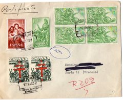 TB 1078 - LSC - Lettre D'Espagne MP BARCELONE Pour PARIS - Barcelona