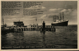 Cuxhaven. Die ,Alte Liebe' Ankunft Des Hapag D. ,Hansa' - Cuxhaven