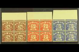 POSTAGE DUES 1959-63 2s6d, 5s & 10s, Wmk Mult Crowns Sideways Inverted, SG D65/7Wi, Each In A Never Hinged... - Altri & Non Classificati